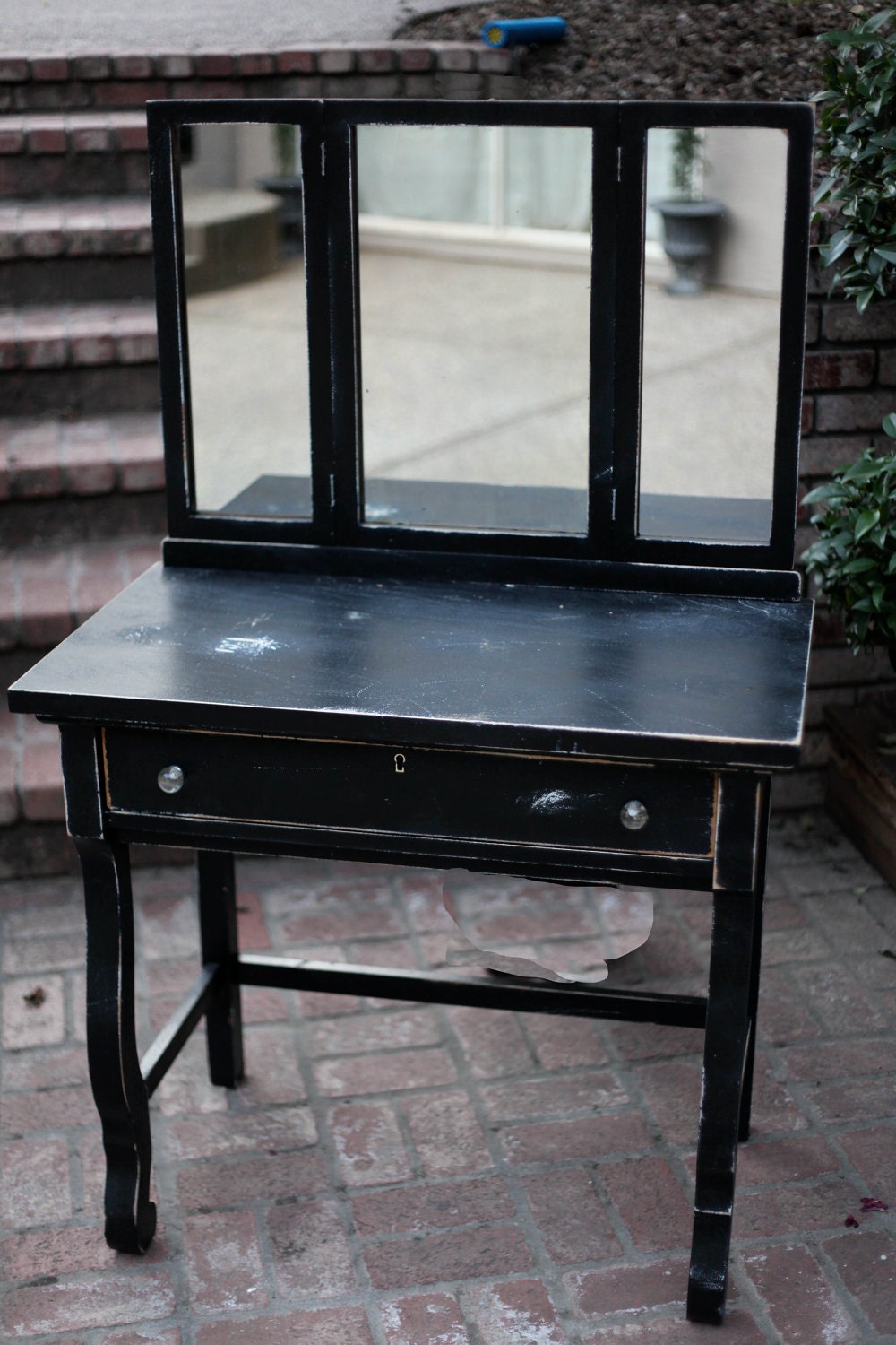 Black Vanity Desk