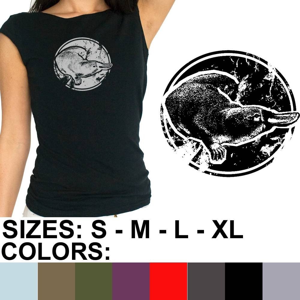 Platypus American Apparel Sheer Jersey 2-Sided Top T-Shirt (6322)