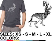 Jackalope American Apparel Sheer Jersey Short Sleeve Summer T-Shirt (6401)
