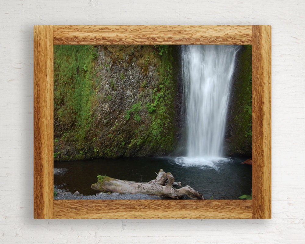Reclaimed Wood Frame // 11 x 14 // Exotic Oak from Shipping Containers