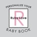 Personalize Your Ruby Love Baby Book