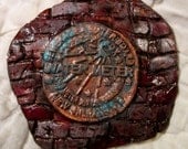 New Orleans Watermeter Magnet cobblestone or concrete