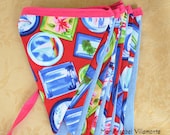 Bunting Fiesta banner Hawaiian Party 13 flags Garland   fabric for weeding prom baby shower room photo decorations ready to ship