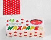 Season Wax Paper - Red Polka Dots - Regular