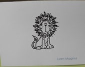 baby boy personalized notecards
