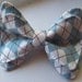 Argyle in Splash Bow Tie- Newborn to 5T