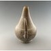 Decorative Porcelain Ewer With Question Mark Handle And Crawly Glaze