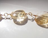Citrine Gold Filled Necklace
