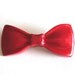 Bowtie red plastic resin brooch