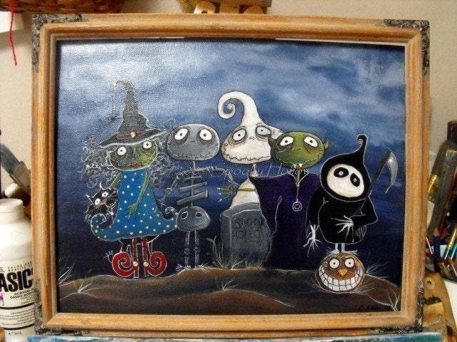 Spooky Hollow Print from first painting