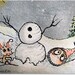 Grimmy and bun bun Christmas print