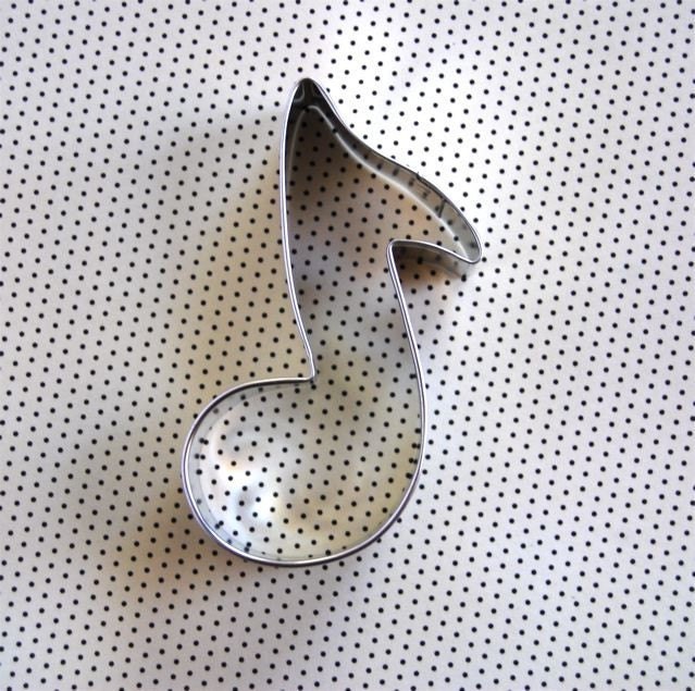 Music Note Cookie Cutter