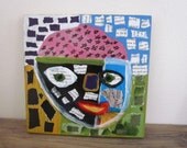 Colorful Mixed Media Collage