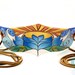 Blue Lotus Leather Headband