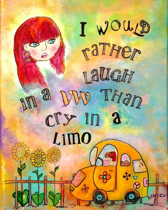 Colorful Fun Art Print Inspirational Word Art Humorous Quote