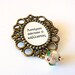 Love quote brooch. Greek goddess jewelry. Bridal, Wedding. White. Poetry jewelry. Sappho, Hesperus - Of All the Stars the Fairest
