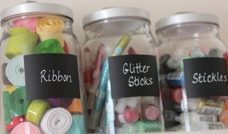 Small Chalkboard Labels - Buy 2 get 1 free - 12 -2.5 inch Rectangle STOCKING STUFFERS