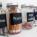 Small Chalkboard Labels - Buy 2 get 1 free - 12 -2.5 inch Rectangle STOCKING STUFFERS