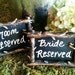 Wedding Chalkboard Love Bird Frame Set of 10 - Place ,Rustic Wedding Chalkboards, Table Numbers, FREE SHIPPING