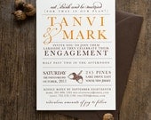 Engagement Announcement - Fall Into Love
