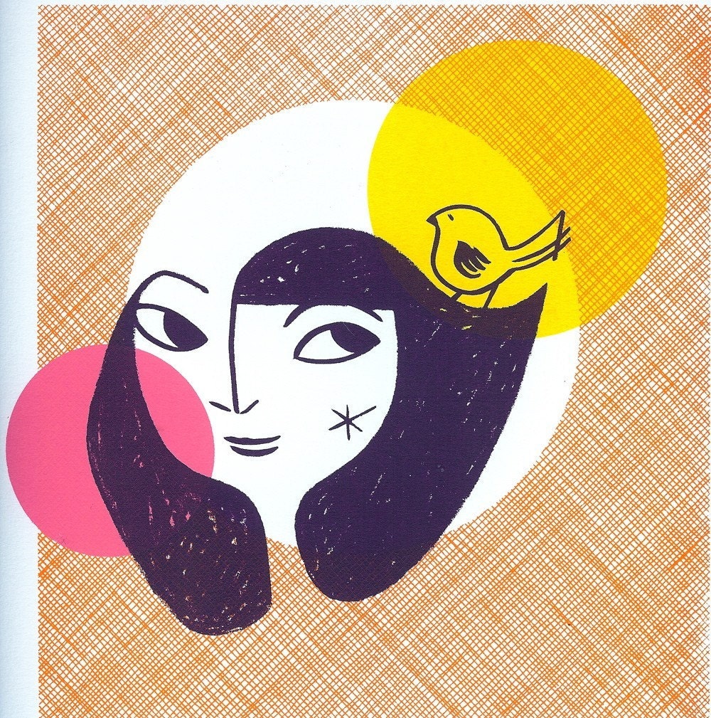 Spring Girl 2 - Original Screen Print