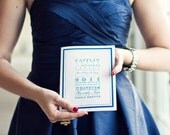 Creative Type Wedding Program