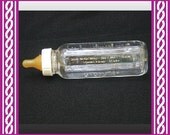 Engraved glass baby Bottle