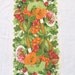 Vintage Linen Towel Fruit Harvest