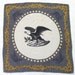 Eagle Vintage Silk Scarf by Echo Gray and Gold
