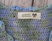 Personalized Crochet Labels-Flip Flops