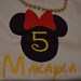 Rush Fee Added----Minnie Mouse Applique Personalized Shirt with Number - Disney Trips, and for the Love of Minnie