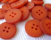 25 Roasted Pumpkin Vintage Buttons - Destash Sale