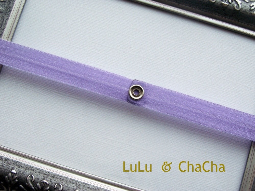 Lavender Interchangeable SNAP headband