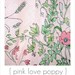 Fitted Caftan.  Pink Love Poppy
