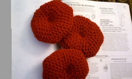Crochet Plush Red Blood Cell
