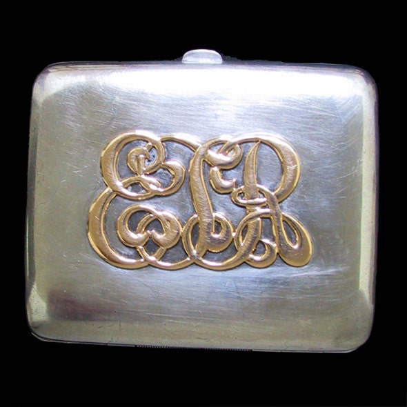 Antique Sterling Cigarette Case Blackinton