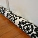 Door Draft Stoppers, Draft Snake, Draft Stopper, Black and White, 231