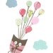 Baby Girl Nursery Art, Owl Nursery Art, Nursery Decor, Balloon Art, Woodland Animals, Kids Wall Art, Baby Nursery Decor, Baby Girls Room
