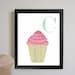 Alphabet Nursery Art 11 x 14, Alphabet Art, Letter C, C is for Cupcake, Kid Art, Children Decor, Nursery Wall Decor, Baby Art Print