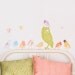 Twitter Birds - Adhesive Fabric Wall Stickers \/ Decals