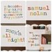 ON SALE Wall Decals Letters (Reusable and removable fabric stickers, not vinyl) - Alphabet (Nautical)