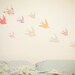 Wall Decals Swallows (Reusable and removable fabric stickers, not vinyl) - Swallows