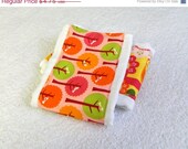 On Sale Girl Burp Cloth - Colorful Trees & Birds