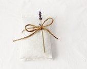 White Polka Dots Lavender Sachets - Modern Cottage Chic - Fresh Home Decor