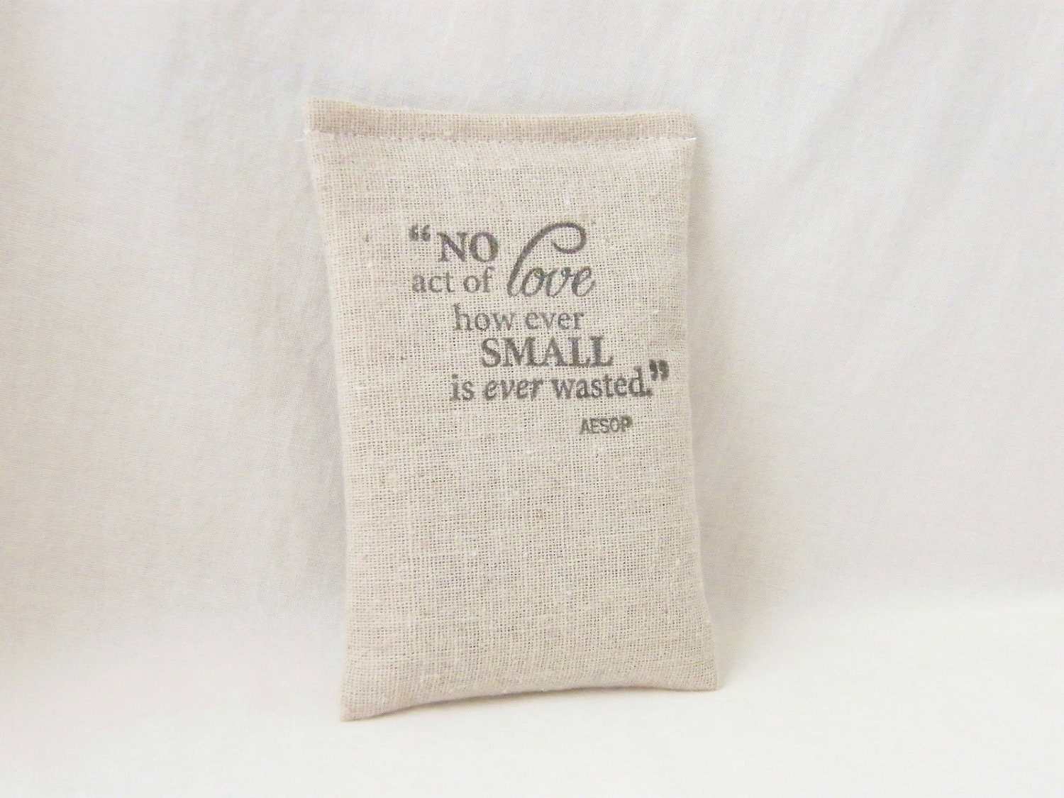 Aesop Quote Lavender Sachet - Inspirational Quote - Teacher Gift - Gift for Mom
