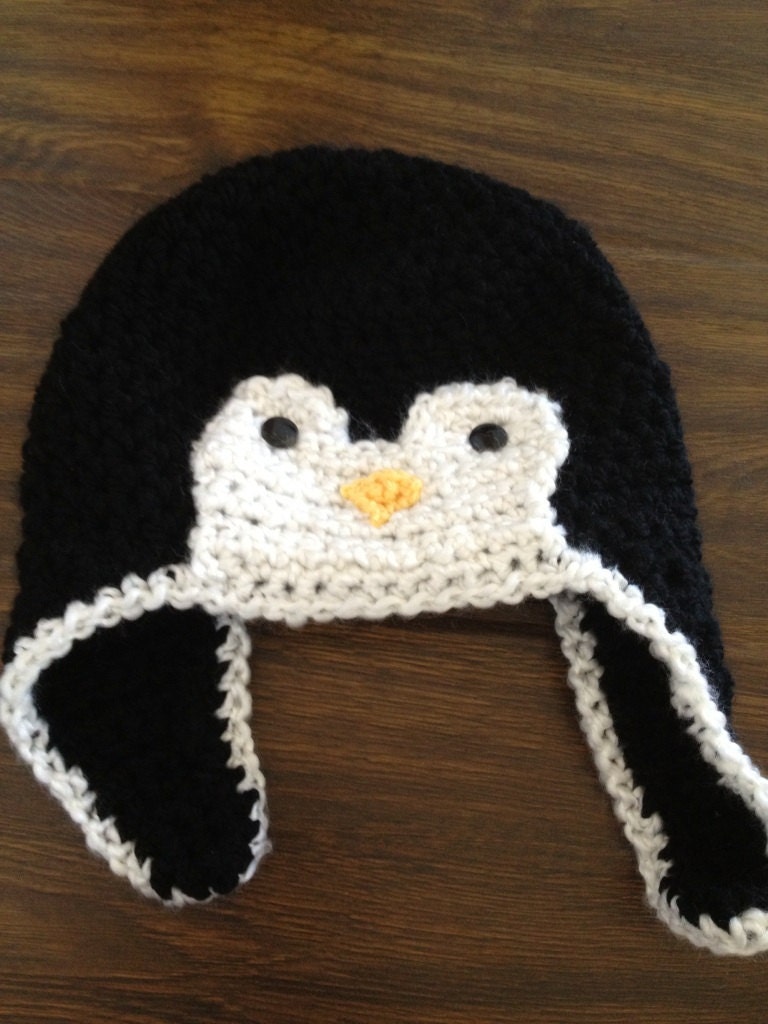 NEW Penguin Hat Crochet All Sizes Available