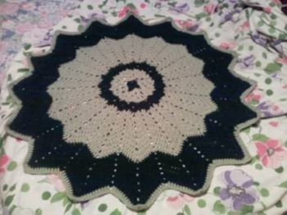 ROUND RIPPLE AFGHAN CROCHET PATTERN | Easy Crochet Patterns