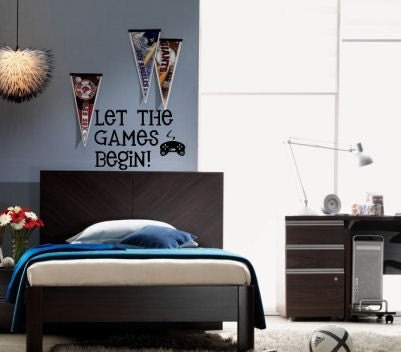Let the Games Begin vinyl decal