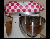 Retro Decal Polka Dot Monogram Vinyl