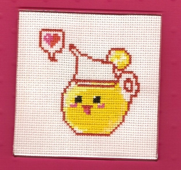 Lemonade Cross Stitched Refrigerator Magnet - Final Clearance Sale